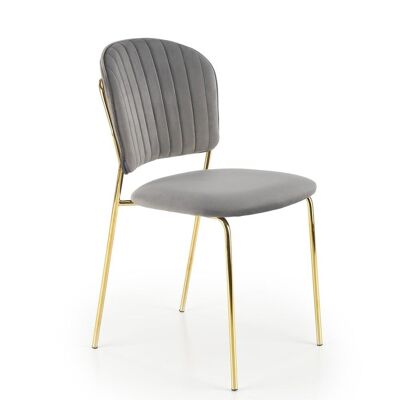 Marnhiac Eetkamerstoel Beige, Grijs, Roze - Grijs