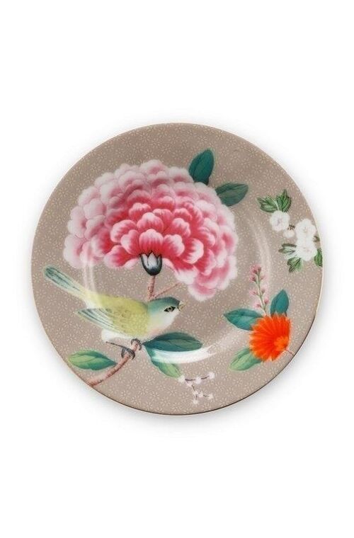Assiette petit four Blushing Birds Kaki - 12cm - PIP STUDIO