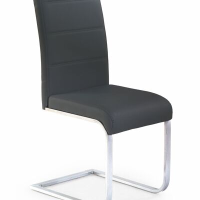 Marcone Eetkamerstoel Crema, Bruin, Zwart, Grijs - Zwart