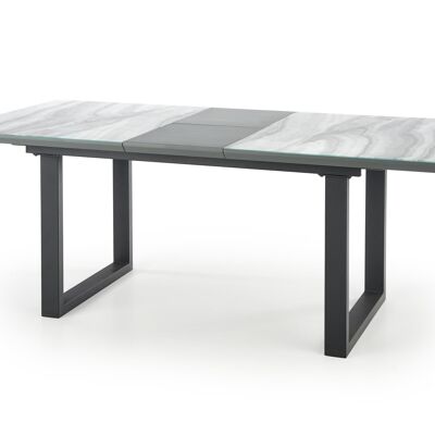 Cuirieux Uitschuifbare Eettafel Marmerlook Grijs