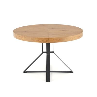 Pouzolles Uitschuifbare Eettafel Houtskleur