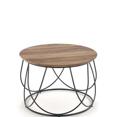 Table de salon Brouchaud Donkere noyer