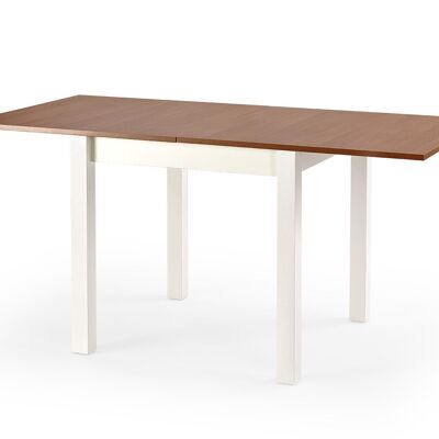 Capian Uitschuifbare Eettafel Wit en Bruin