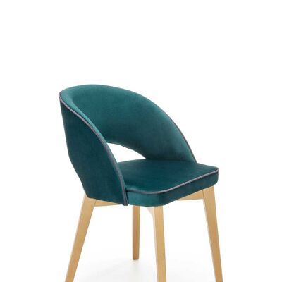 Berriac Eetkamerstoel Grijs, Crème, Groen, Blauw, Lichtgrijs - Groen