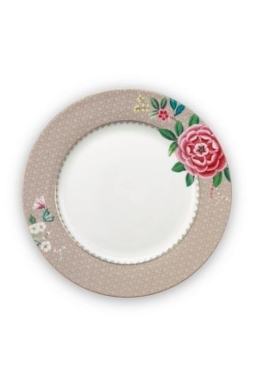 Assiette plate Blushing Birds Kaki - 26,5cm - PIP STUDIO