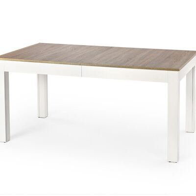 Diceppo Uitschuifbare Eettafel Sonoma Eik et Wit
