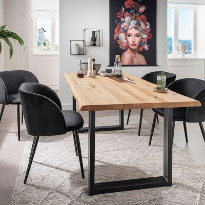 Crouttes Eettafel natuurlijke eik