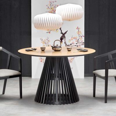 Fuente de cintura Eettafel natural eik