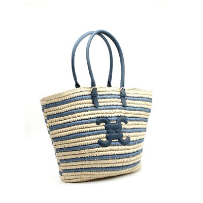 Borsa a tracolla a righe