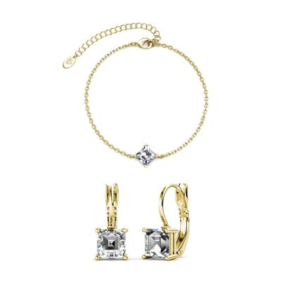 Calle Square Sets - Gold and Black