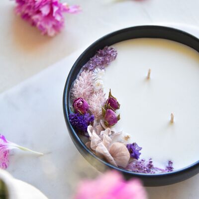 Bougie Fleurie Lilou - Fleur de Coton