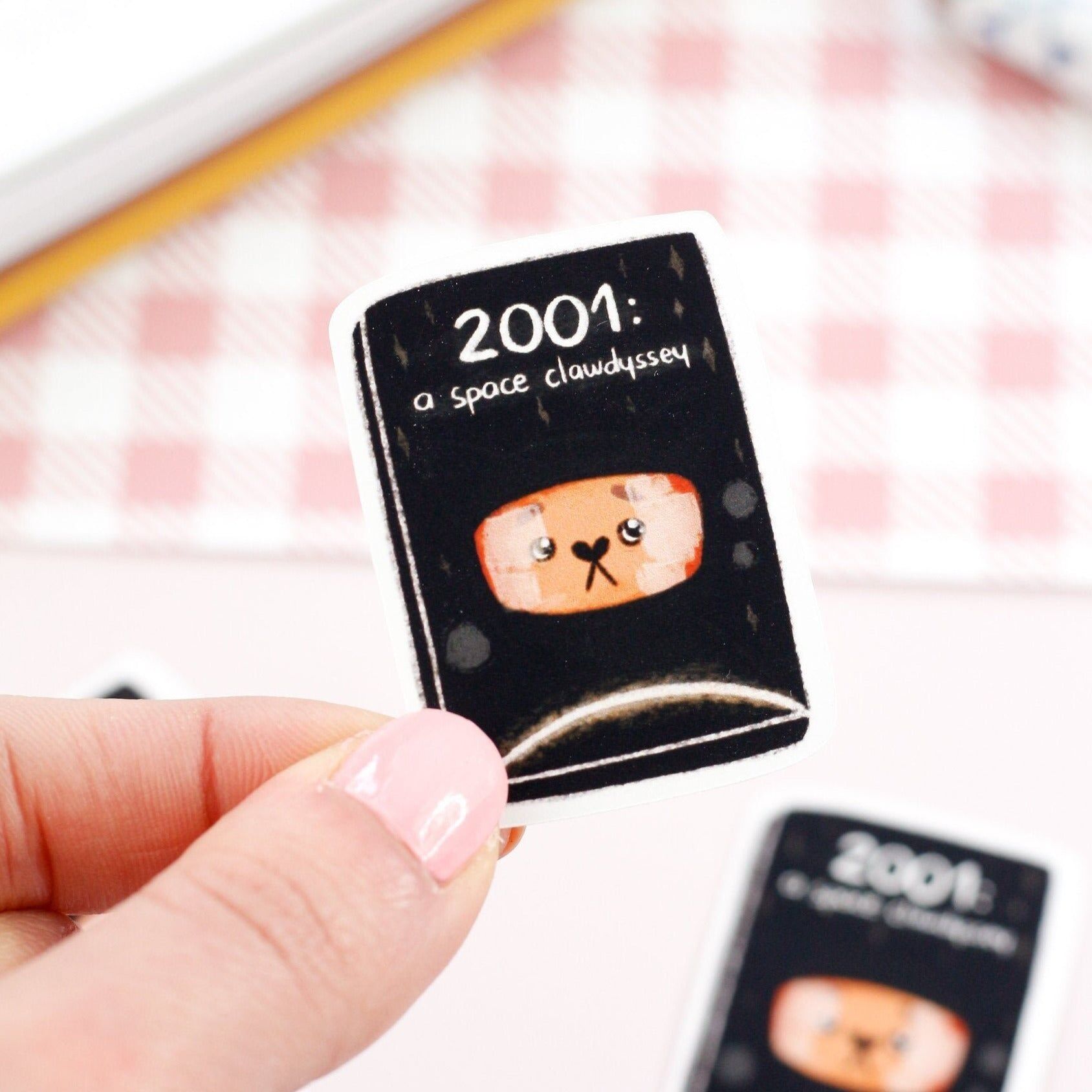 2001 : a space clawdyssey - stickers vinyl iindividuel chat