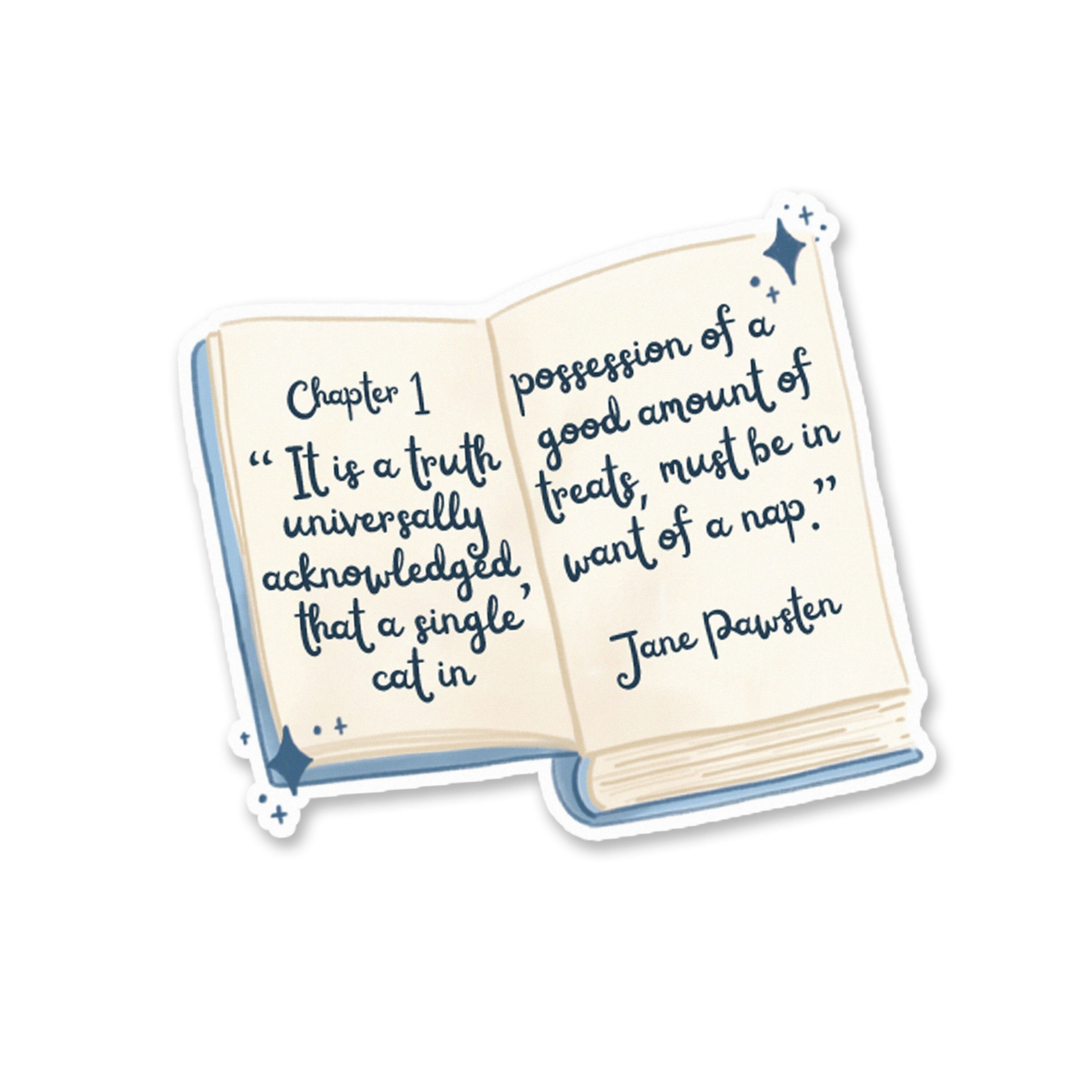 Oggy's Club - Pawride and Purrjudice - stickers vinyl individuel