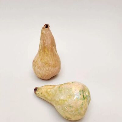 Ceramic pears
