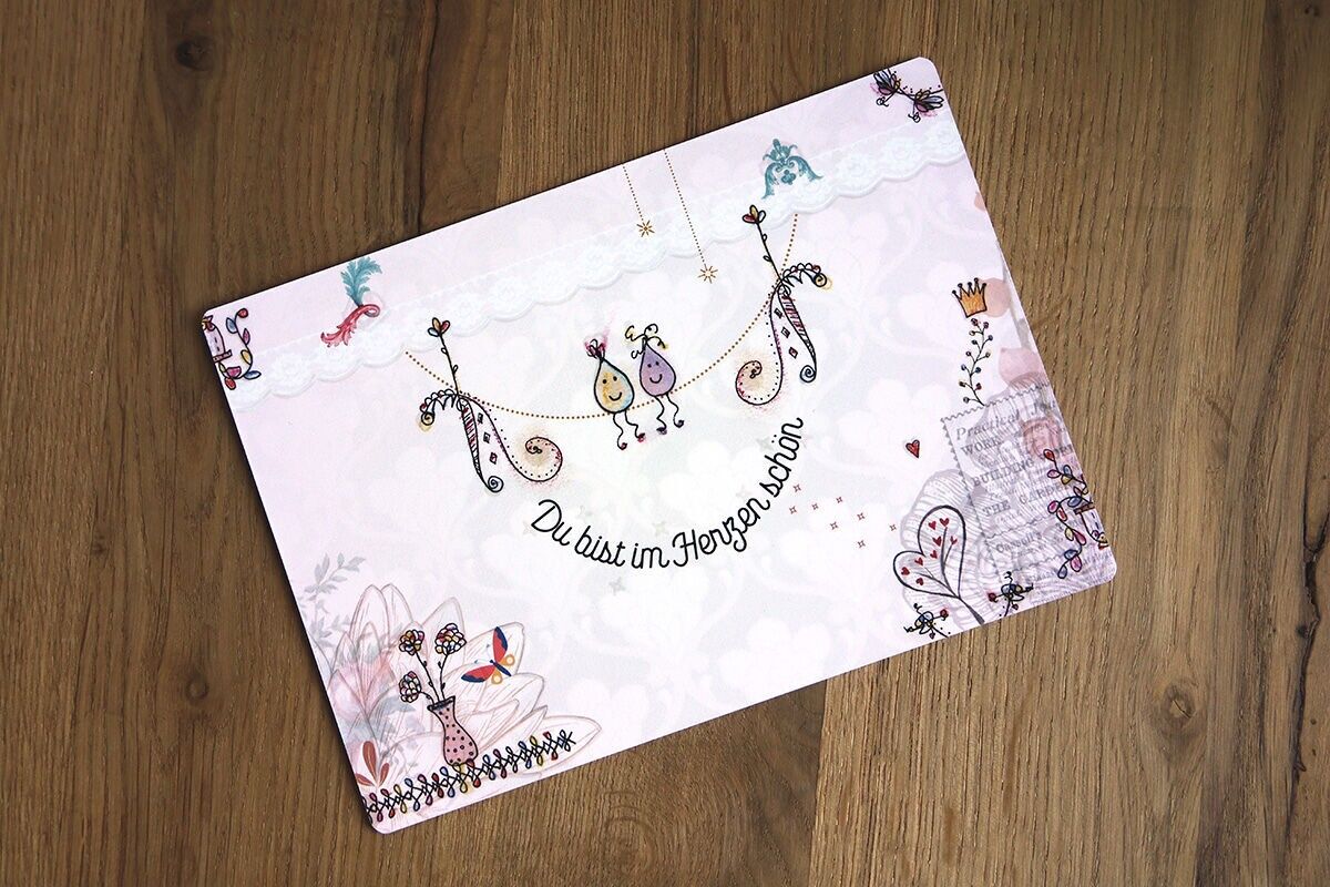 Postcard "You are beautiful at heart" / DIN-A6