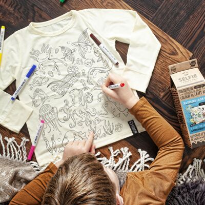 T-shirt à colorier Sea Explorer