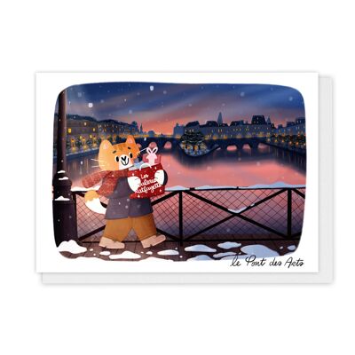 The Pont des Arts - Postcard from Paris