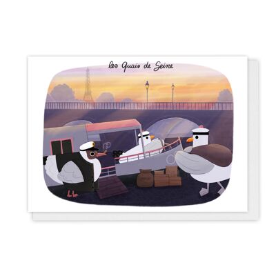 Banks of the Seine - Postcard from Paris