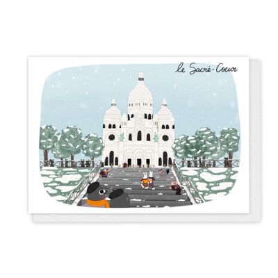 Sacred Heart - Postcard from Paris