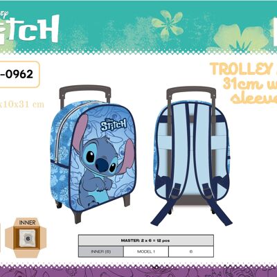 Borsa trolley Stitch 31 x 24 x 10 cm