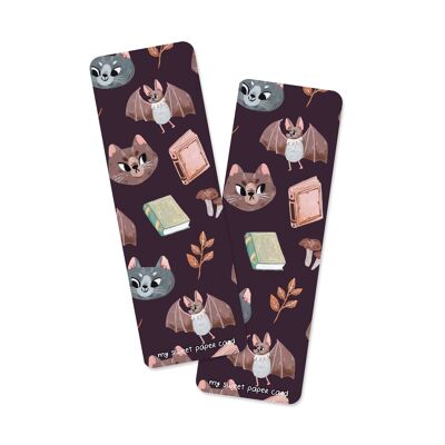 Cats and Bats - Autumn Bookmarks