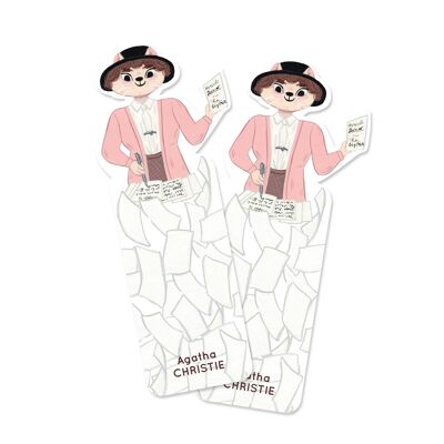 Agatha Christie - Marcapáginas literario