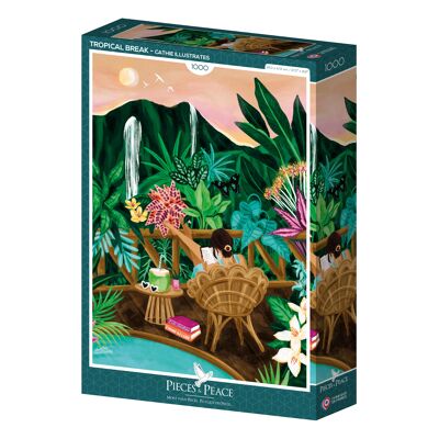 Puzzle 1000 pièces - Parenthèse Tropicale
