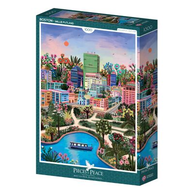 1000 piece puzzle - Boston