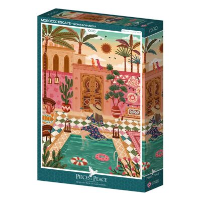 1000 piece puzzle - Moroccan Escape