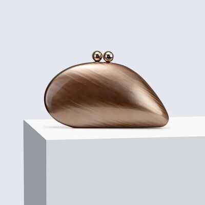 Cosmia Brown Clutch