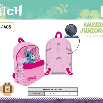 Stitch Backpack 30 x 24 x 12 Cm