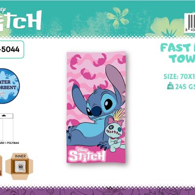Toalla de playa Stitch 70 x 140 cm 100% microfibra