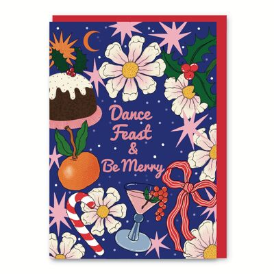 Sii un felice biglietto di auguri di Natale