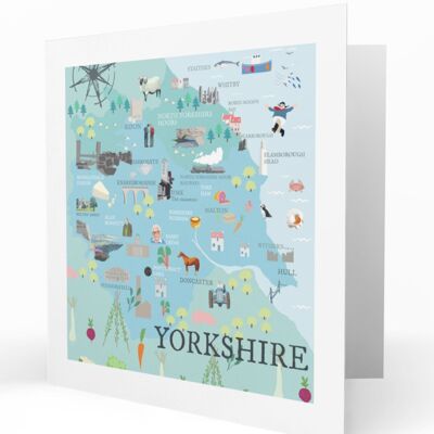 MAPPA DELLO YORKSHIRE 2025