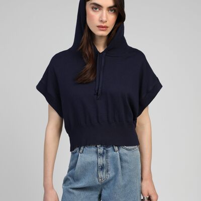 LESAKI navy sweater