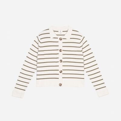 VALIMAO khaki cardigan