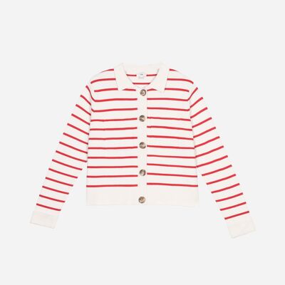 VALIMAO ecru cardigan