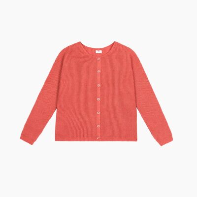 LARAMIS coral cardigan