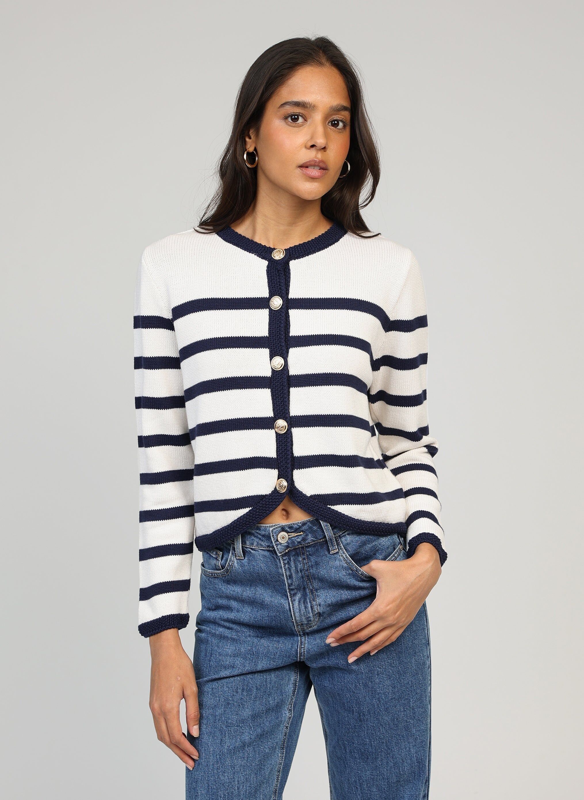 Cardigan ecrù LABIBA