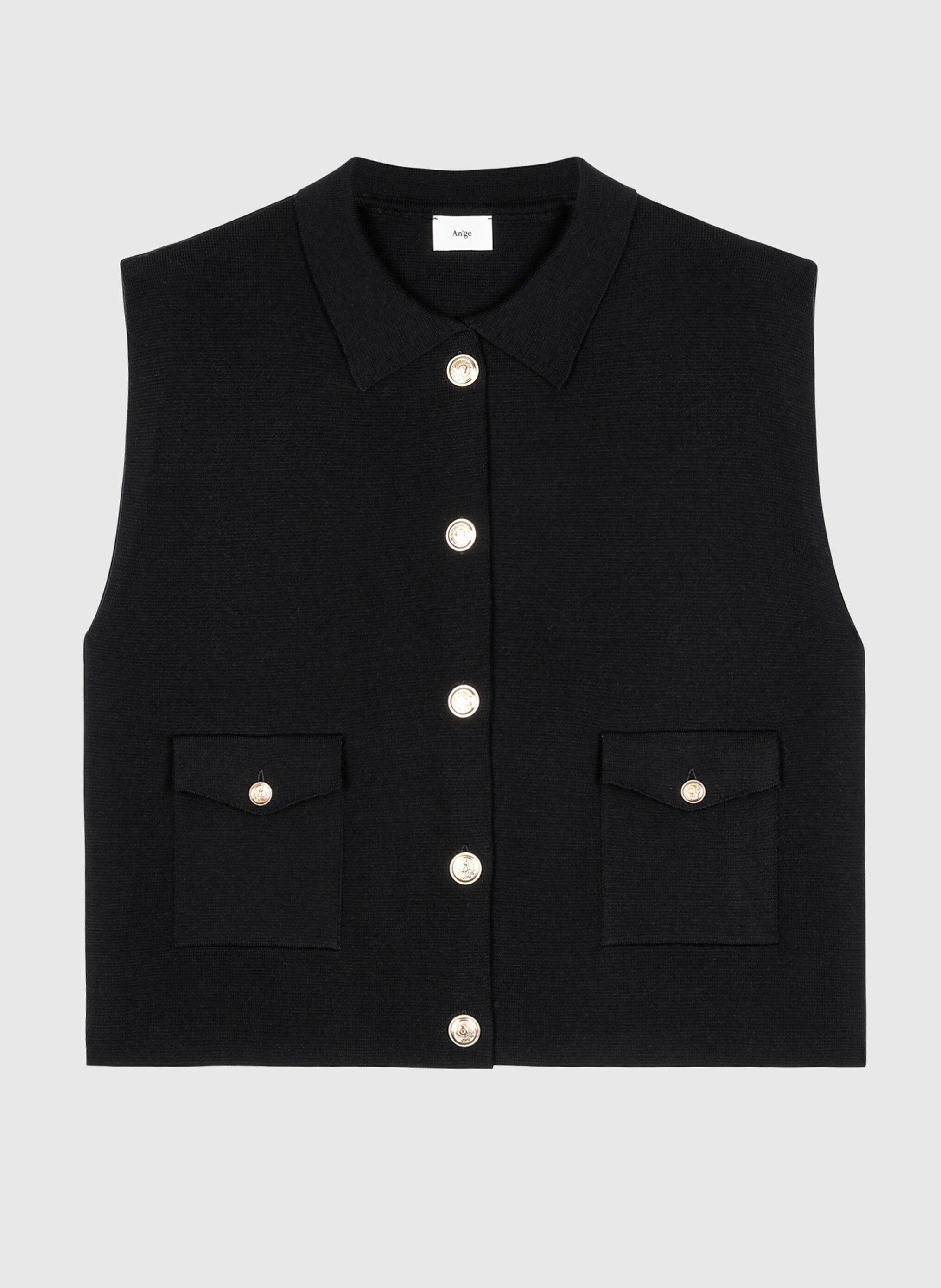 Cardigan nero LEVAMAYA