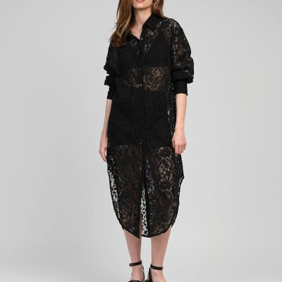 EOLE LONG DRESS black