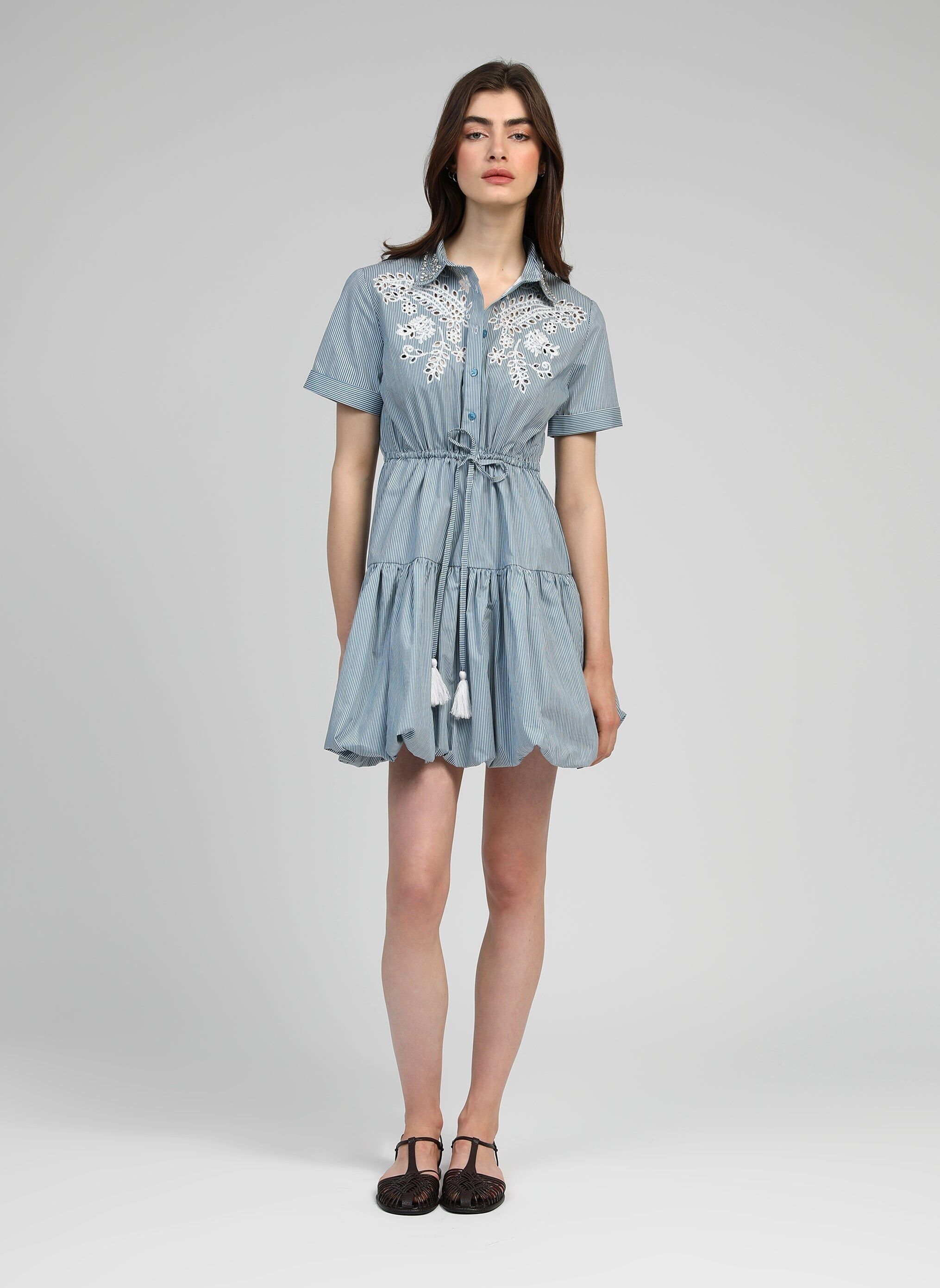 ABITO CORTO OASIA a righe