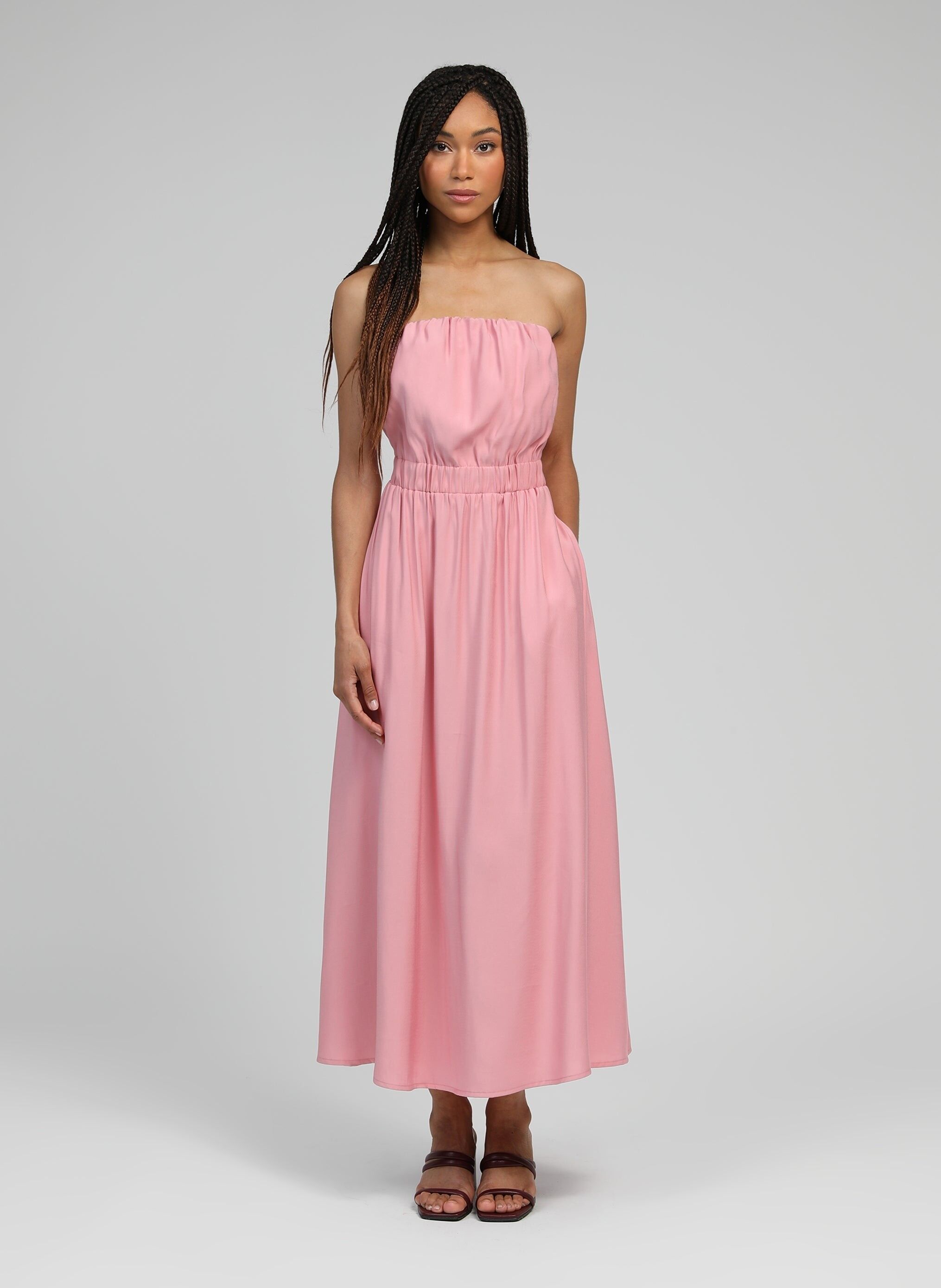 ABITO LUNGO MILIKA rosa