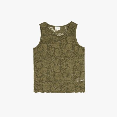 AMALEO khaki tank top