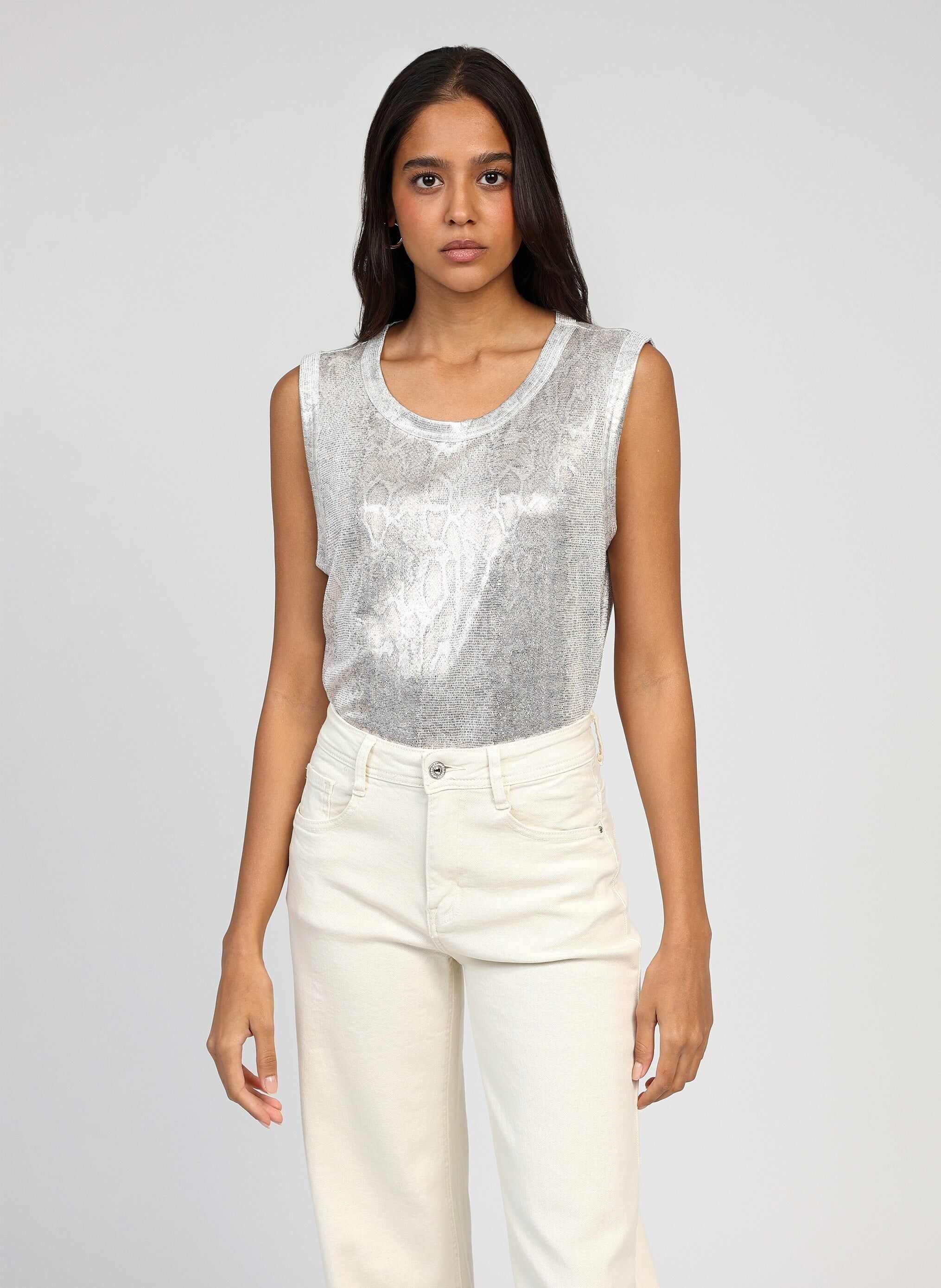 Canotta in madreperla AMIFA