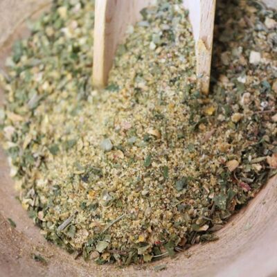 Montaje de verduras rellenas