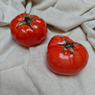 Ceramic tomato