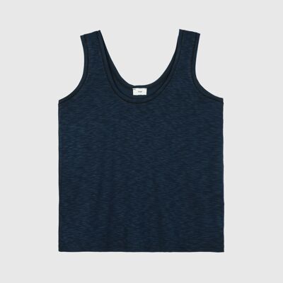 TANESSA navy tank top