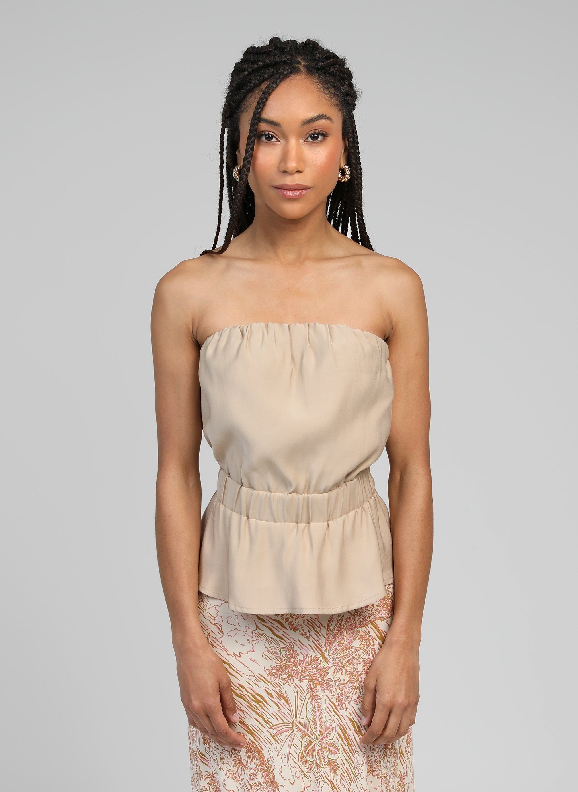 Canotta beige KITRINA