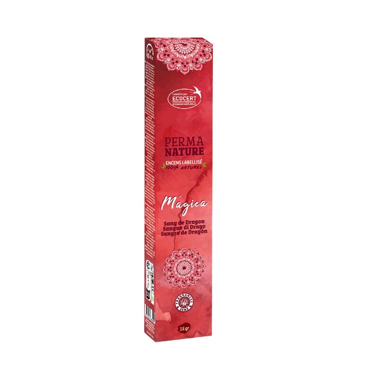 MAGICA incense with Dragon's Blood resin 100% natural Ecocert certified